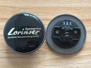 Lorinser GreyBonnet Flat Star Badge For Mercedes Benz A B C E S SLK Class 57mm - Picture 1 of 7