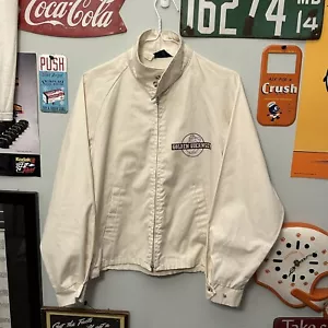 Vintage 1960s Champion Golden Guernsey Milkman Jacket Size Medium White - Picture 1 of 12