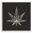 2 x 10cm Abstract Cannabis Vinyl Stickers - Weed Dope Cool Sticker Laptop #17978