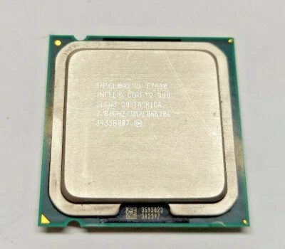 Intel E7400 Processor SLGW3 2.8GHz 3MB LGA775 1066MHZ TESTED - Image 1 of 4