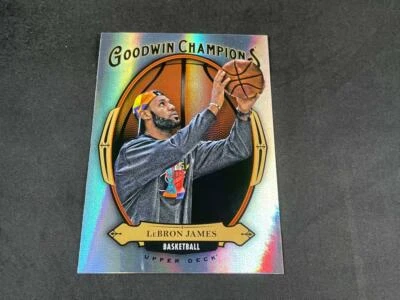 2020 UPPER DECK GOODWIN CHAMPIONS LEBRON JAMES GB-10 FOIL LOS ANGELES LAKERS - Image 1 of 2