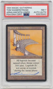 Graded Blue Signed Arena of the Ancients PSA Legends Artist Tom Wanerstrand MTG! - Picture 1 of 2