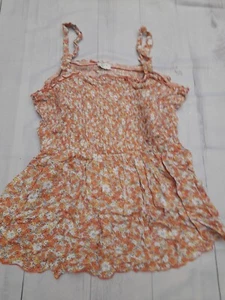 papaya strappy blouse Top cami size 20 short Sleeve Casual holiday tp4 - Picture 1 of 4