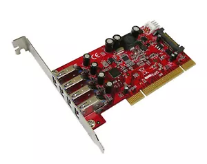 Range Pro - PCI Card 4 Ports USB 3.0 - Low+High Profile - Chipset nec - Picture 1 of 2