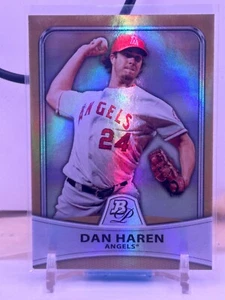 2010 Bowman Platinum Gold Refractor #80 Dan Haren 025/539 MLB - Picture 1 of 1