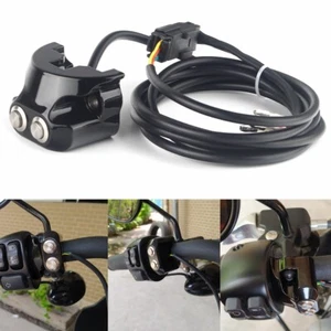 1X Air Ride Switch Controller 1'' Handlebar Switch Kit For Harley Dyna Sportster - Picture 1 of 12