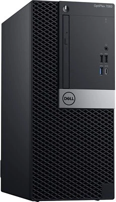 Dell Optiplex 7060 Mid Tower Desktop i7-8700 4.6 Ghz 6 Core 32GB 2TB SSD Win 11 - Image 1 of 4