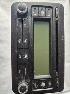 VW CD Autoradio RCD 300 Chrome 1K0035186 P Touran Tiguan Passat Golf Plus + Code - Bild 1 von 7