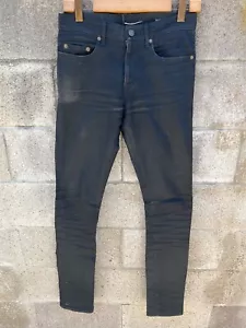 Saint Laurent 2014 DO2 Hedi Slimane Jeans 28 Japan Black Celine - Picture 1 of 18