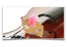 NEW original tourte single hole pink rubber violin viola mute 3/4 - 4/4 Size.