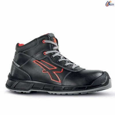 SCARPE ANTINFORTUNISTICHE U-POWER STING ESD S3 ALTE IN PELLE IMPERMEABILE LAVORO