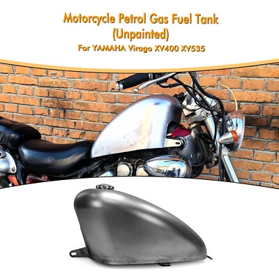 Tanque de combustible de gasolina hecho a mano para motocicleta 12L para Yamaha Virago XV400 XV535 1 PIEZA Foto 1 de 4