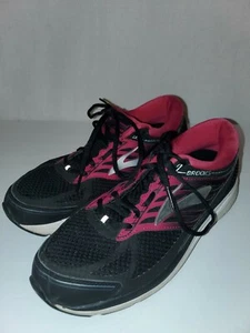 Brooks addiction 13 womens 11.5 Medium Black Running Shoes - Picture 1 of 7