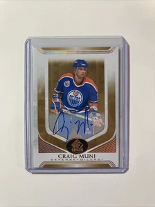 Craig Muni - 2020-21 Upper Deck SP Signature Edition Legends- Gold Autograph - Picture 1 of 2