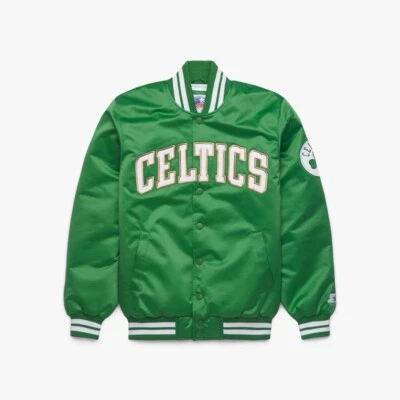 HOMAGE X Starter Boston Celtics Heavyweight Satin Jacket Size M $225 - Изображение 1 из 4