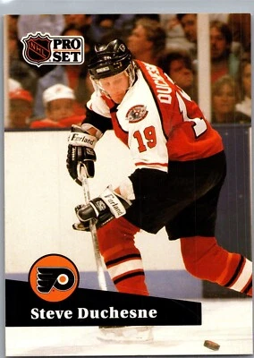 1991-92 NHL Pro Set - French #448 Steve Duchesne - Image 1 of 2