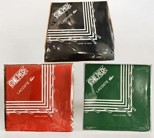 Bandana de cocodrilo LACOSTE × ONE PIECE novedad limitada hecha en JAPÓN - Imagen 1 de 8