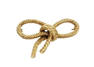 Tiffany & Co. 14K Gold Bow Brooch Pin 12.7g - Picture 1 of 3
