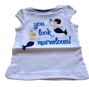 Gymboree Girls T-Shirt Top Greek Isle Style Mermaid Size 2T - Picture 1 of 5