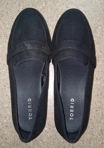 Black Torrid Flats, Women's Size 8 WW - Picture 1 of 3