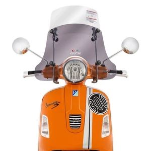 VESPA GT GTL GTS 125 TO 300 2003 TO 2018 SMOKED FLYSCREEN WITH ADDITIONAL VISOR - Picture 1 of 3
