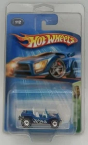 2004 HOT WHEELS Super T-HUNT MEYERS MANX 12/12 R/R Rubber Tires, W/PROTECTOR - Picture 1 of 4