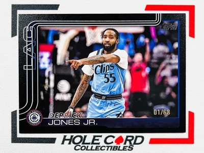DERRICK JONES JR. 2025-26 Topps Flagship Basketball #148 Black Foil 01/68 丨 - Image 1 of 3