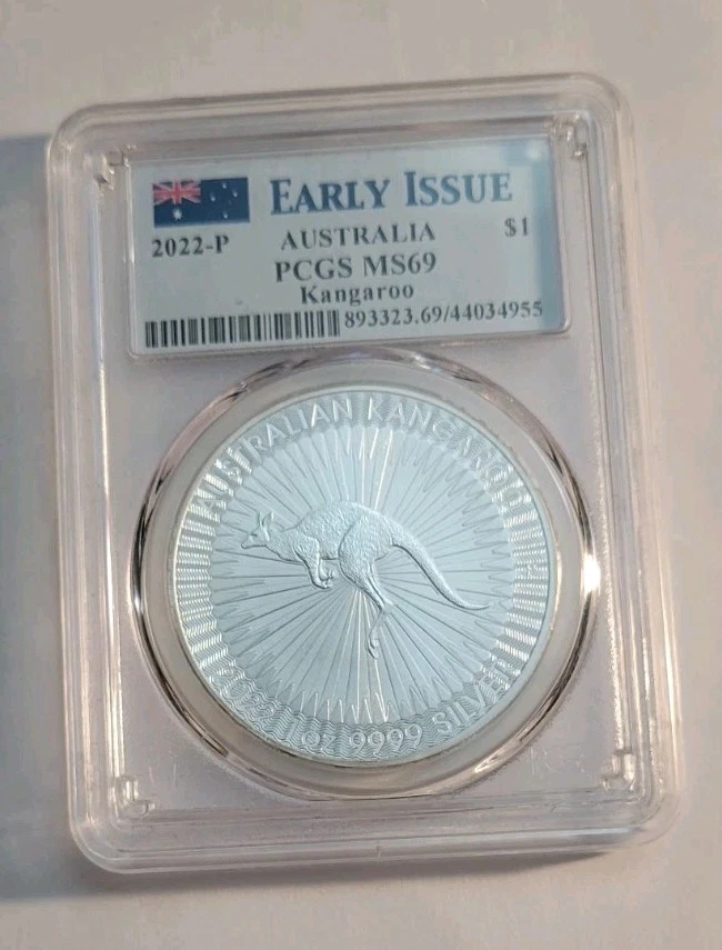 Australian Kangaroo MS 69 Graded Silver Bullion Coins for sale | eBay