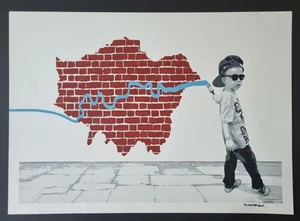 Catman Painting Out Loud Screenprint Limited Edition Street Art Graffiti Banksy - Picture 1 of 18