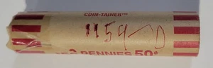 1959-D Penny BU Roll Uncirculated Memorial Penny 1C - Picture 1 of 3