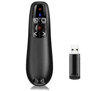 USB Presentation Clicker 2.4GHz Flip Presenter New Powerpoint Pen - Afbeelding 1 van 7