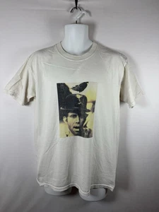 Vintage 90s Y2K Tom Waits White T Shirt Made In USA Mens Size Large - Picture 1 of 5