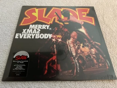 SLADE LIMITED SNOWFLAKE GREY MERRY XMAS EVERYBODY 12" VINYL SINGLE SEALED - Image 1 of 3