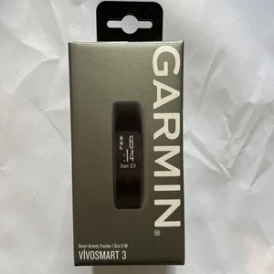 Garmin Vivosmart 3 Aktivitätstracker Schwarz S-M Armband Neu - Bild 1 von 5