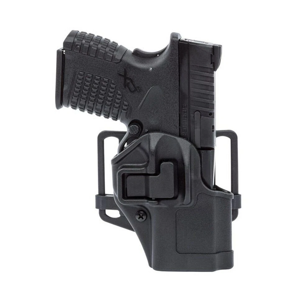 Blackhawk Serpa CQC w/BL&Pdl-Mt Finish-L Springfield XDS 3.3" - 410565BK-L - Image 1 of 1