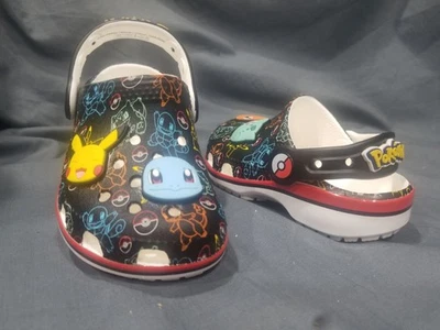 Crocs мальчиков Pokemon классический сабо размер 6 ребенка ясельного возраста новый с ярлыками! - Изображение 1 из 4