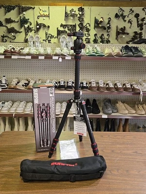 TravelLite Pro Tripod 63" Aluminum Reverse Folding Ball Head Sunpak 620-601BB - Image 1 of 4