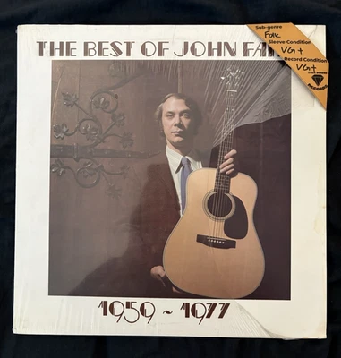 John Fahey The Best of John Fahley Vinyl LP 1977 Takoma Records Acoustic Folk Foto 1 de 4
