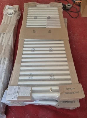 Radiatore Termosifone Cordivari Ardesia Acciaio Bianco 30 Elementi H 556mm 4 Col - Immagine 1 di 4