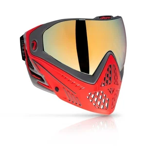 New Dye I5 Thermal Paintball Goggle Goggles Mask - SE - Shadowfire Gray/Red - Picture 1 of 4