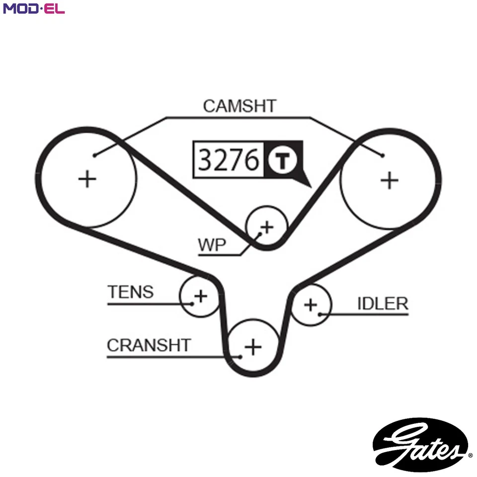 TIMING BELT 5344XS FOR AUDI CABRIOLET 100 A4/S4 A6/S6 500 A8/S8 90 80 COUPE 2.8L - Image 1 of 4
