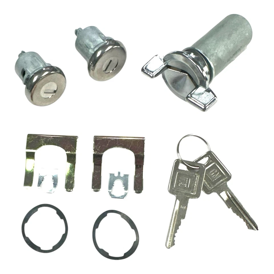 Juego de cerradura de encendido y puerta con llaves para Oldsmobile Delta 88 1971-1976 Foto 1 de 4