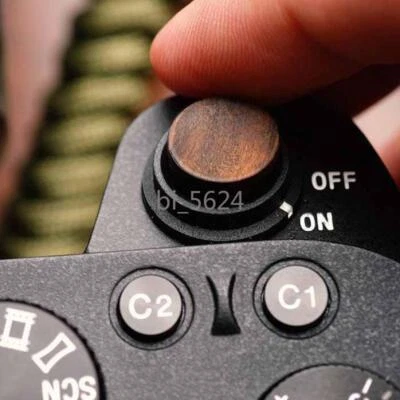 Wood Shutter Release Button for A6000 A6300 A6500 5100 Sony ILCE A7II A7RII A7M2 - Image 1 of 4