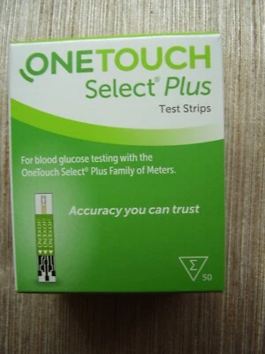 OneTouch Select Plus Blutzucker-Teststreifen /  50 Stück / 01/2027 - Bild 1 von 2