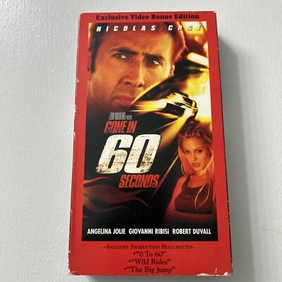 Gone in 60 Seconds (VHS, 2001, Exclusive Video Bonus Edition) - Image 1 of 3