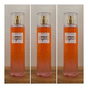 Bath and Body Works RASPBERRY TANGERINE Fine Fragrance Mist ~ 8 fl.oz.(Lot of 3)