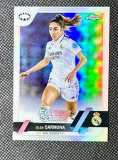 2022-23 Topps Chrome UEFA Women’s Olga Carmona Future Stars Refractor Card #18