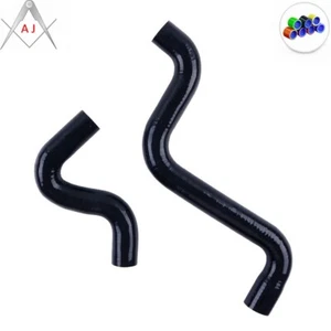 Kit de mangueras refrigerante de radiador de silicona 1,9 L negro para 1994-2002 Saturn SL1 SL2 - Imagen 1 de 6