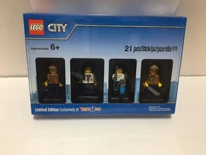 LEGO CITY WORKERS LIMITED EDITION TOYS R US EXCLUSIVE 4 FIGURES 21 PIECE SET MIB - Picture 1 of 3