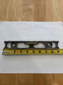 Vintage 9” Disston Aluminum Pocket Level W/45 Bubble - Picture 1 of 10